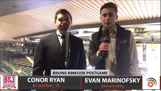 Video: Conor Ryan reacts to Bruins' Game 2 OT loss to Islanders taken at TD Garden (Bruins)